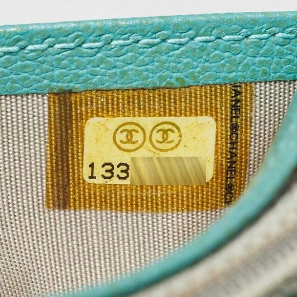 Chanel Green Leather Camellia Long Wallet - Picture 9 of 10